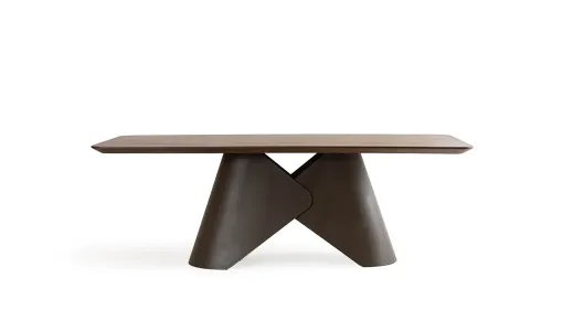 Product img 2, Capella Metal Ayaklı Ceviz Masa